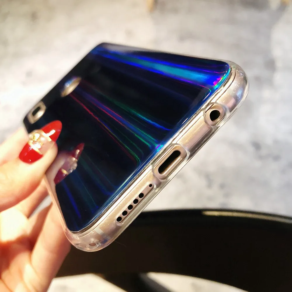 NORTHFIRE IMD Aurora Laser Case For Huawei P20 P10 Mate20 P Smart 2019 Shining Soft for Honor 8X 8Pro V9 V10 Cover Fundas |