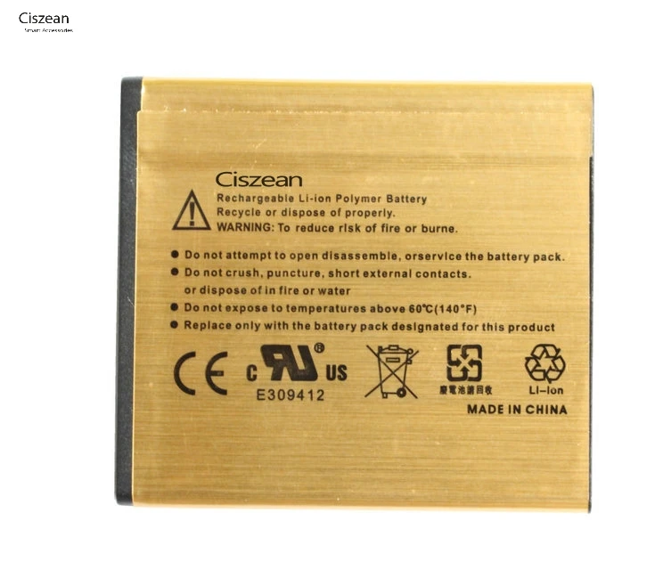Ciszean 1x2430mAh BA750 3.7VDC Золотая сменная литий-ионная батарея для Arc s X12 LT15i LT15a LT18i + код