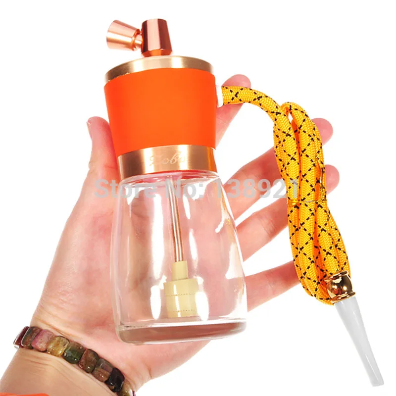 1 шт. Вода Курительная трубка Шиша Кальян Bicirculation Двойной Фильтр Табак Пот трубки