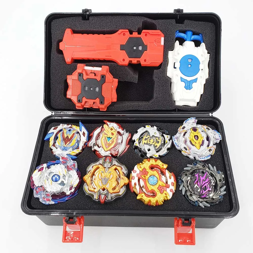 Tops Set Launchers Beyblade Toys B-131 B-122 B-130 Toupie Metal God Burst Spinning Top Bey Blade Blades Toy bay blade bables