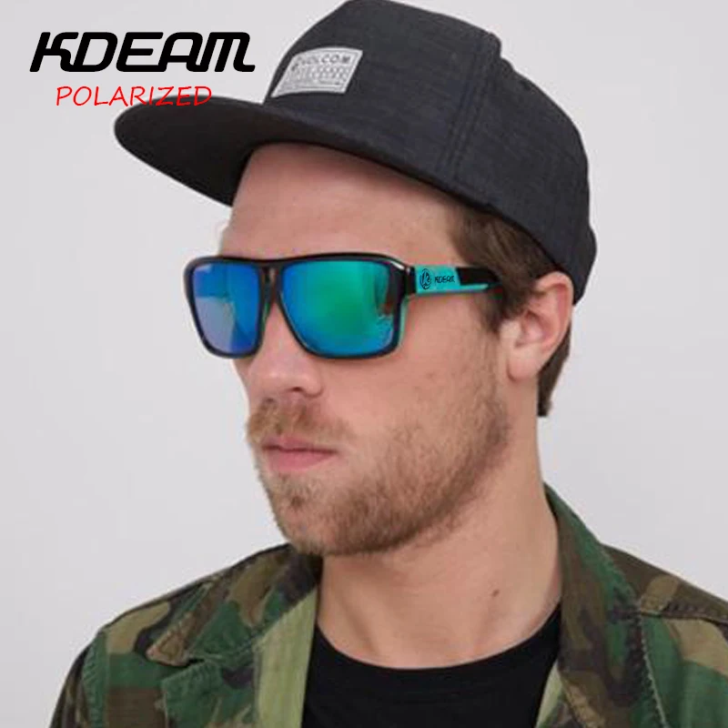 KDEAM Новый зеркало солнцезащитные очки Для мужчин спортивные женщин