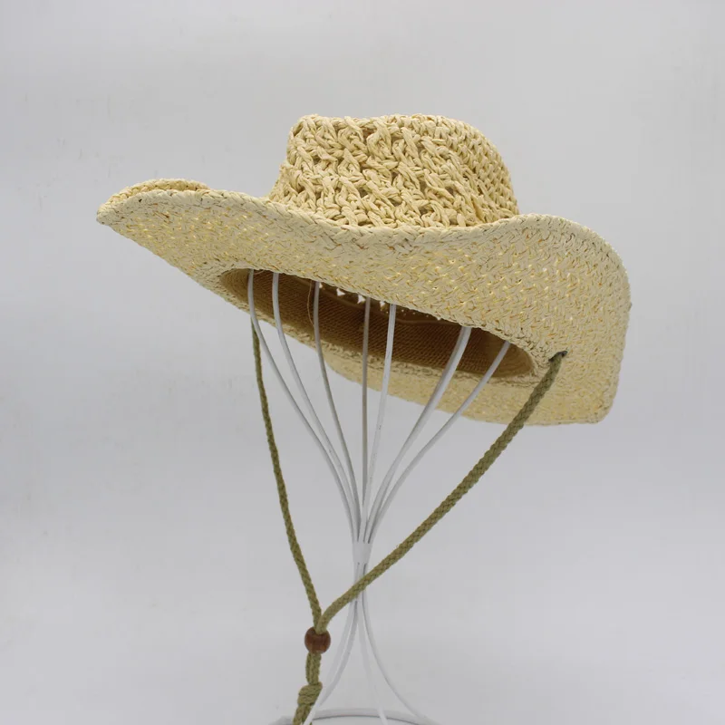 2017 новая модная соломенная ковбойская шляпа для детей и взрослых летняя пляжная