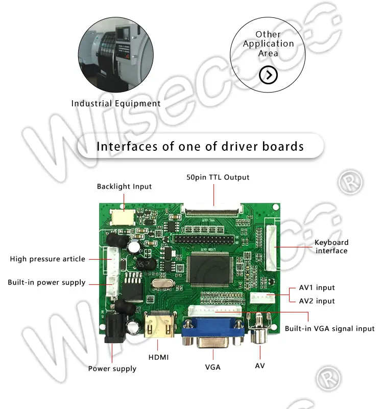 7,0 дюймовый дисплей TFT lcd A070VW04 V0 разрешение 800x480 60 pin с пультом дистанционного управления
