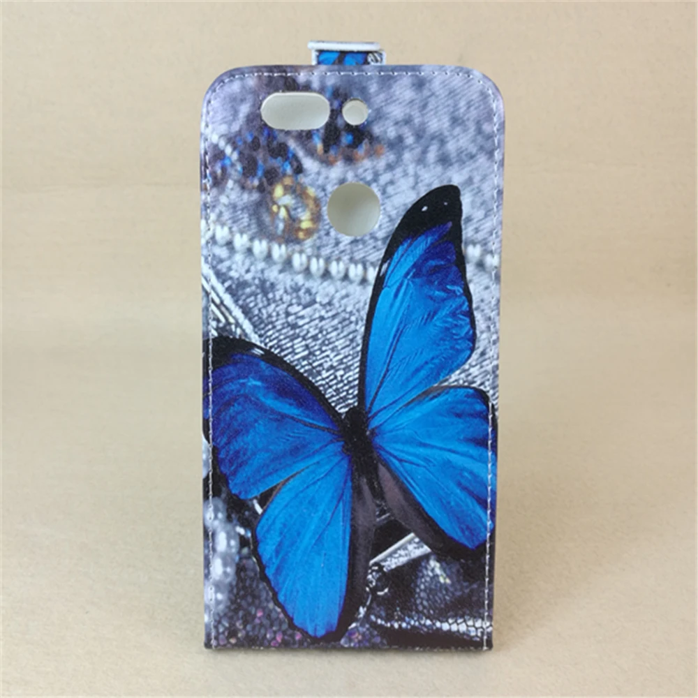 Для Huawei Nova 2 Plus 5 дюймов с двумя sim картами милый флип чехол открытая/вверх задняя