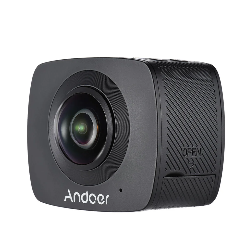 Большая распродажа Andoer Dual-lens 360 камера панорамная камера VR* 960 P HD 1920 Camcoeder 8MP w/220 градусов Рыбий глаз объектив видеокамера