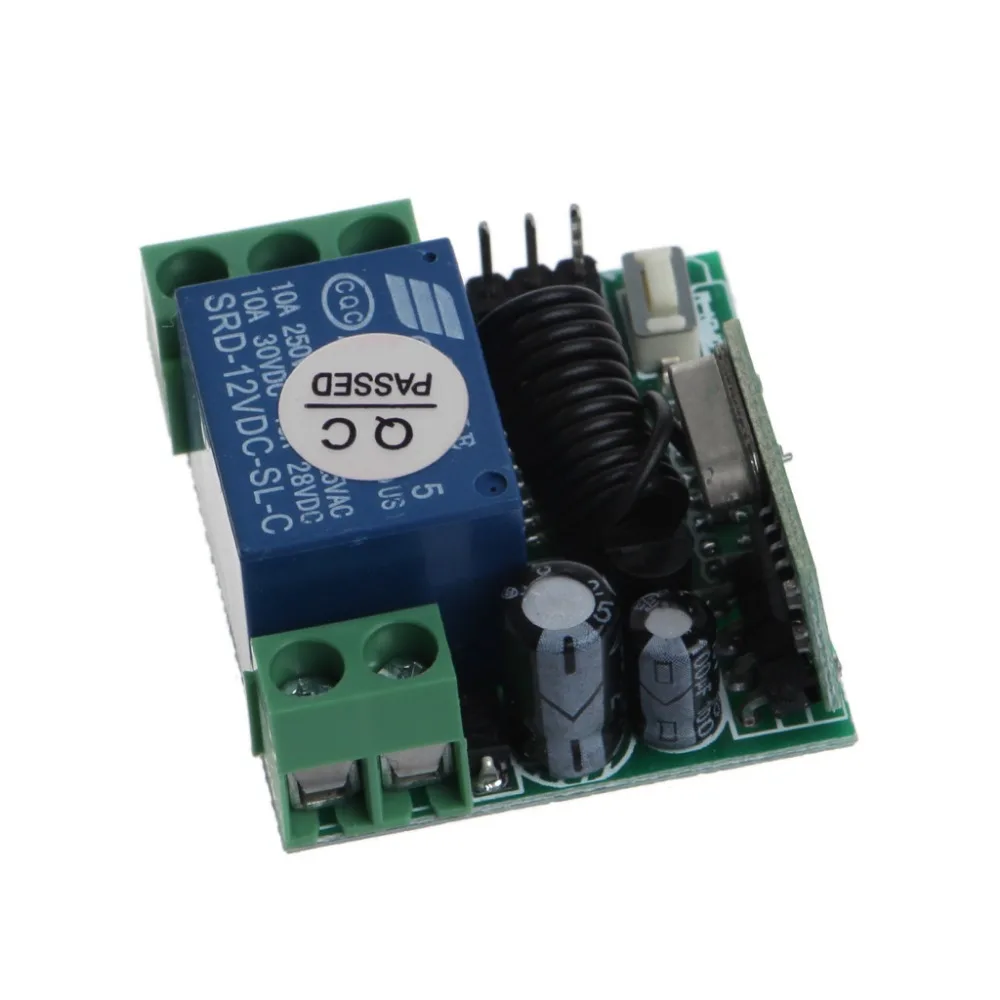 Беспроводной Радиочастотный переключатель с дистанционным управлением 12 в пост.