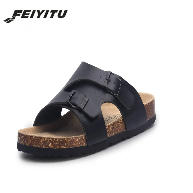 Новинка летние женские пляжные шлепанцы FeiYiTu размера плюс 36-45 повседневные