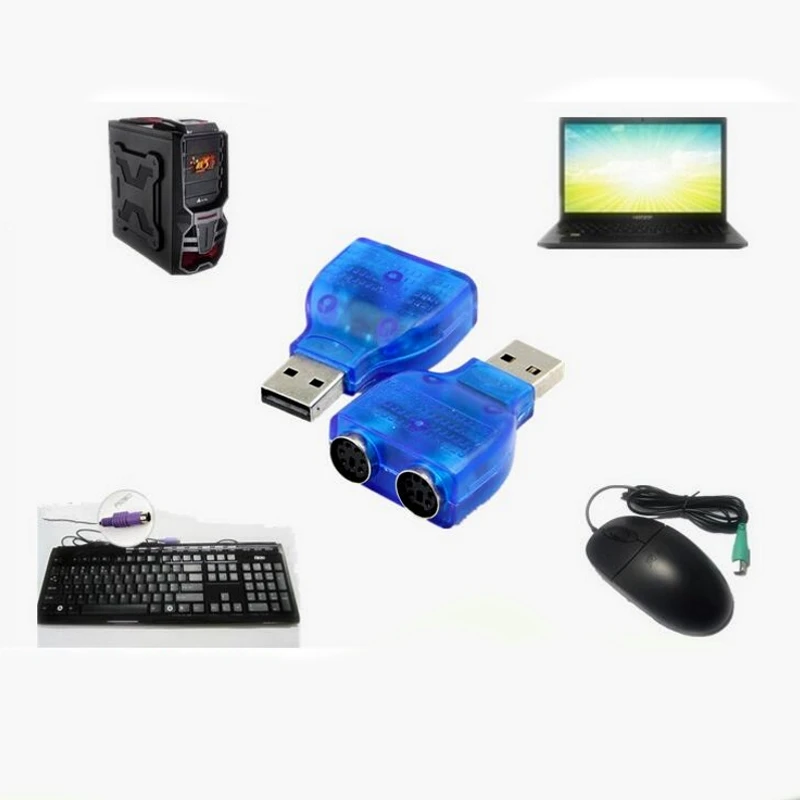 USB к PS2 адаптер кабель головка клавиатуры и интерфейс конвертер стабильность без