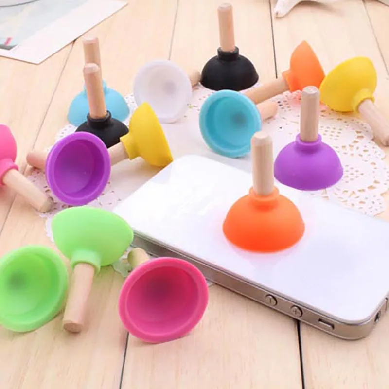 5 шт./компл. Забавный мини держатель на присоске для телефона|Шутки и розыгрыши| |