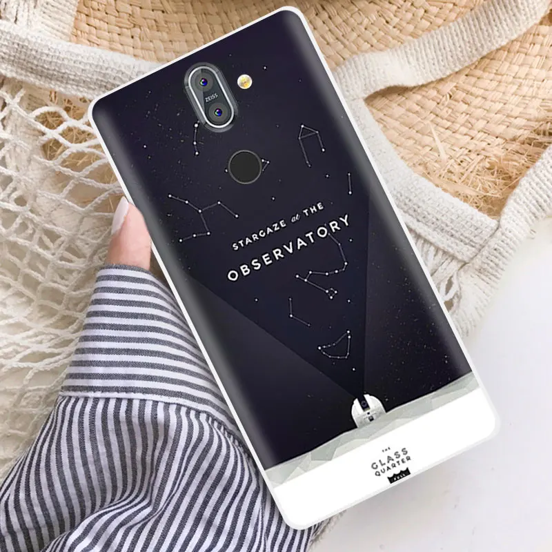 Капа для Nokia 8 Sirocco прозрачный установлены телефон случаях 5 дюймов ультра тонкий