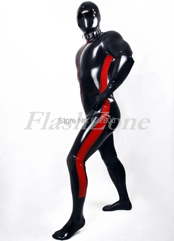 Мужские латексные колготки (съемная маска)|mask elastic|masking penmask animal |