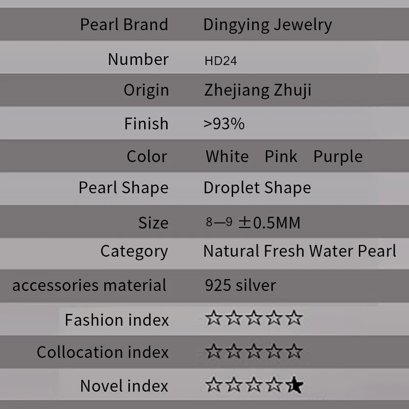 8-9 мм овальная подвеска из пресной воды жемчужное ожерелье подвески