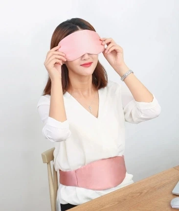 youpin mijia graphene fever silk warm heart set gift box plus eye mask and belly treasure for lunch break business trip HOT | Электроника