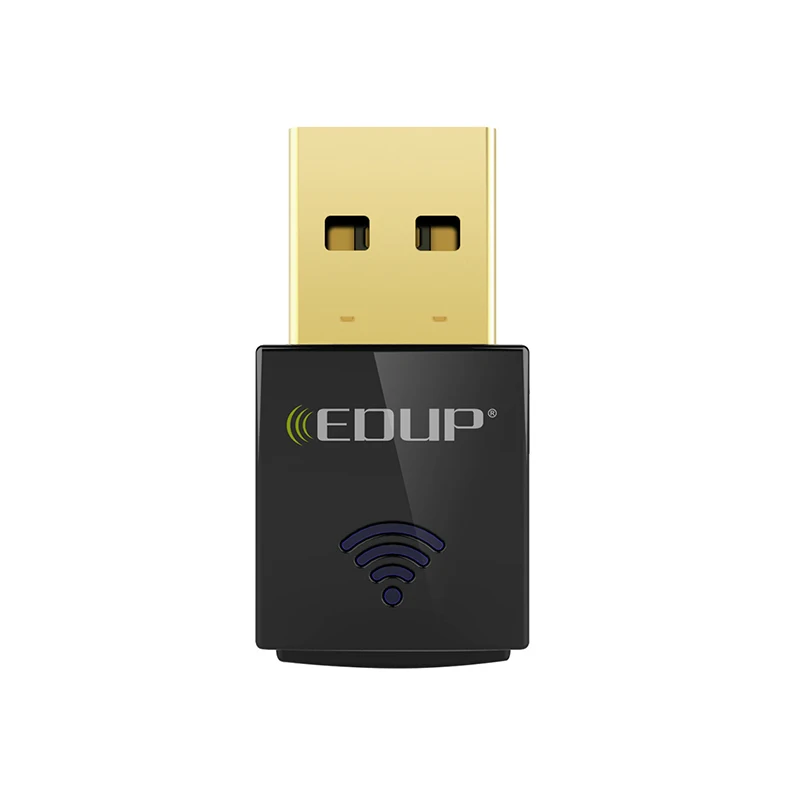 

USB Wifi Adapter 600Mbps Wireless Adapter USB2.0 Dual Band 11ac 2.4G & 5G Network Lan Card Dongle for PC Support Windows 10 Mac