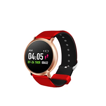T8 smart band одежда заплыва сердечного ритма трекер спортивные часы браслет шагомер пульсометр Фитнес браслет давление измерения - Цвет: Красный