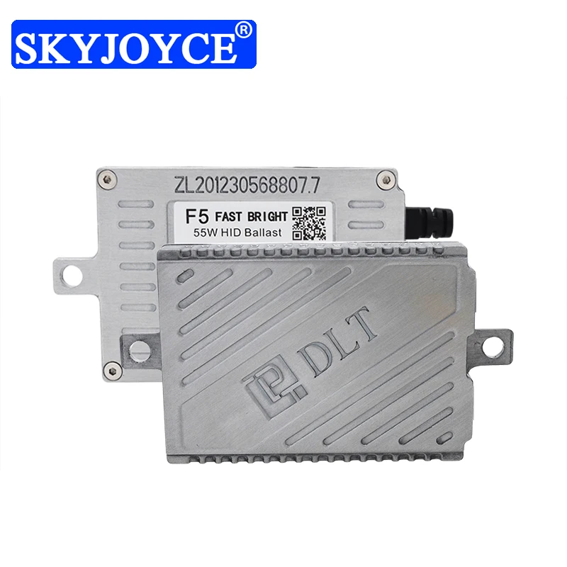 SKYJOYCE переменный ток 12 В 55 Вт оригинальный DLT F5T Быстрый старт HID балласт 35 HeartRay H1 H7