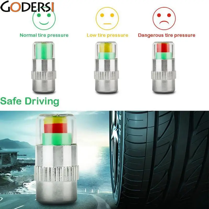 1pc Auto Tire Pressure Monitor Valve Stem Caps Sensor Indicator Eye Alert WX0300 | Автомобили и мотоциклы