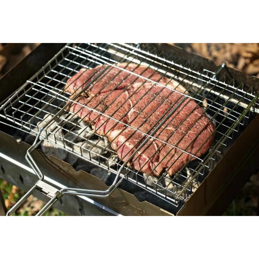 РЕШЕТКА-ГРИЛЬ GRILLBOOM антиприграрное покрытие 62*(30*24*4)см | Спорт и развлечения