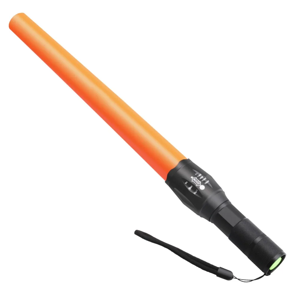 Фонарь PANYUE Traffic red baton полицейский тактический фонарь 3800LM мощный светодиодный