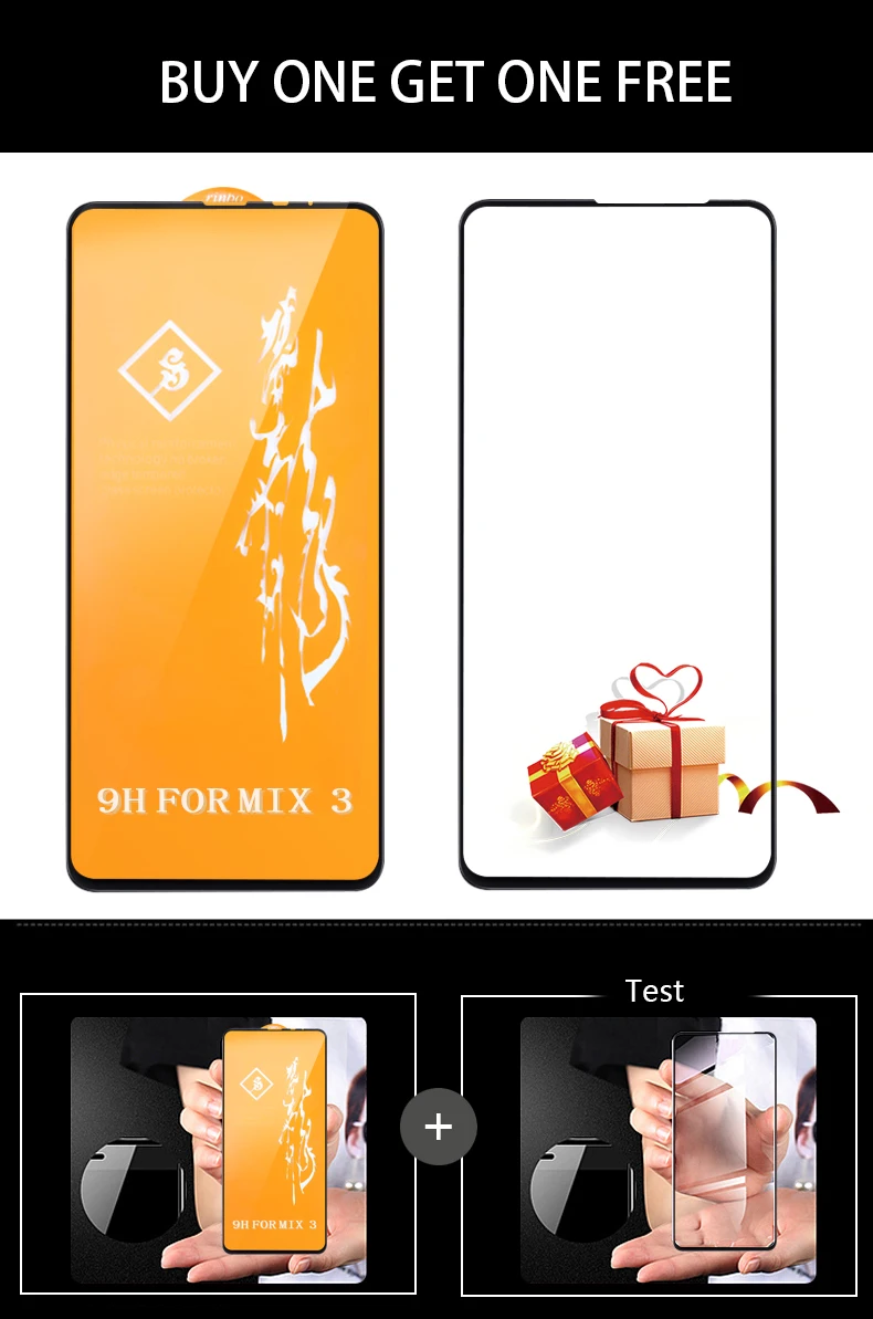 Mi x 3 стекло MOFi для Xiaomi mi x 3 Закаленное стекло пленка для mi X 3 Полное покрытие защита экрана mi x3 пленка стекло 6,39''
