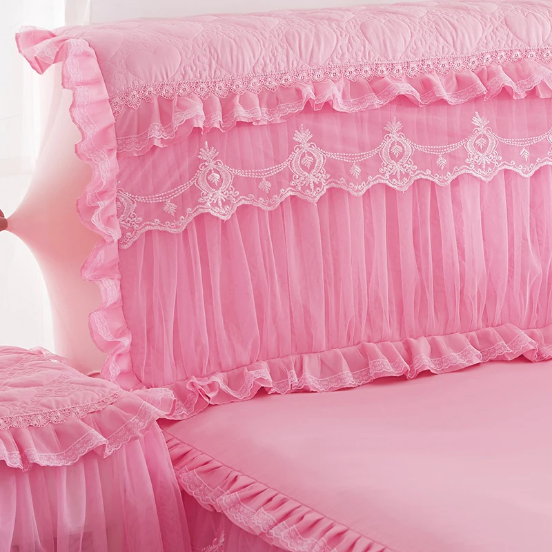Романтическая Принцесса Кровать Чехол на спинку кровати свадебные декоративные