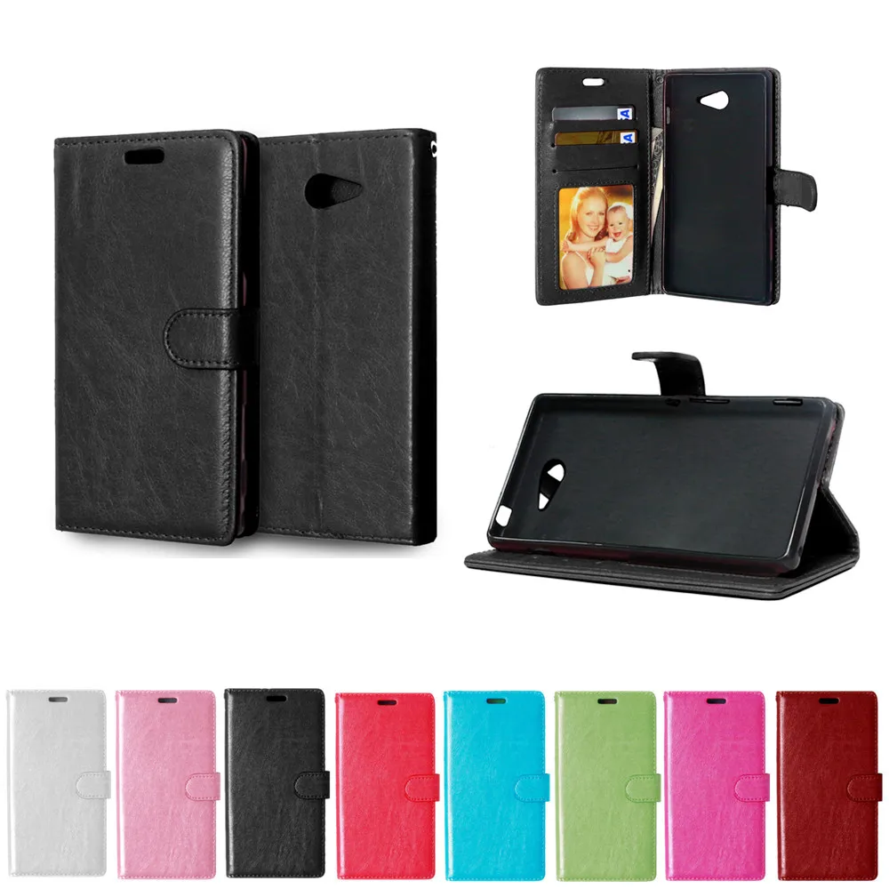 Флип чехол для Sony xperia M2 Aqua M 2 Dual S50H D2302 M2Aqua D2303 D2406 D2305 D2306 кожаный флип телефона с