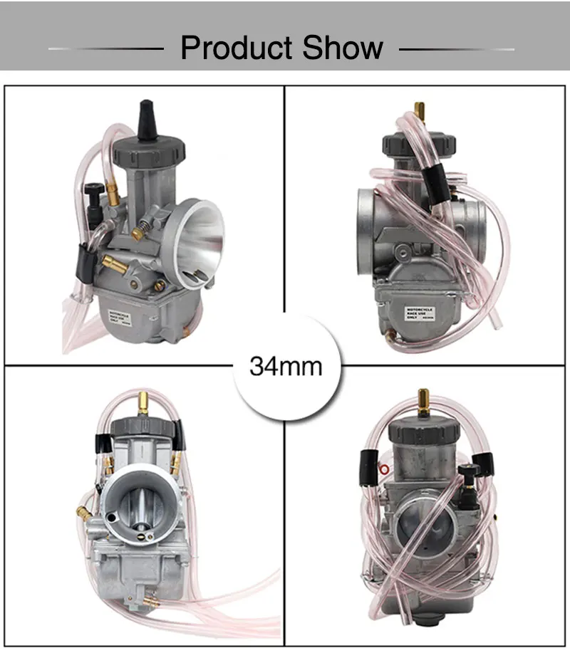 Sclmotos-KEIHIN PWK 33,34, 35,36, 38,40, 42 мм Air Striker карбюратор двигатель для мотоцикла скутер UTV ATV Dirt Bike jet TRX250R