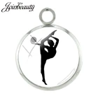 Шармы для сережек в гимнастике JOINBEAUTY GY171, цветные серьги-подвески, модные ювелирные изделия, фурнитура сделай сам, шармы ручной работы