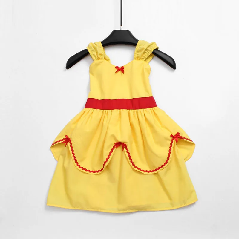 VOGUEON Baby Dress Up Girls Summer Snow White Princess Costume Children Elsa Anna Belle Alice Cinderella Rapunzel Aurora Dresses | Детская