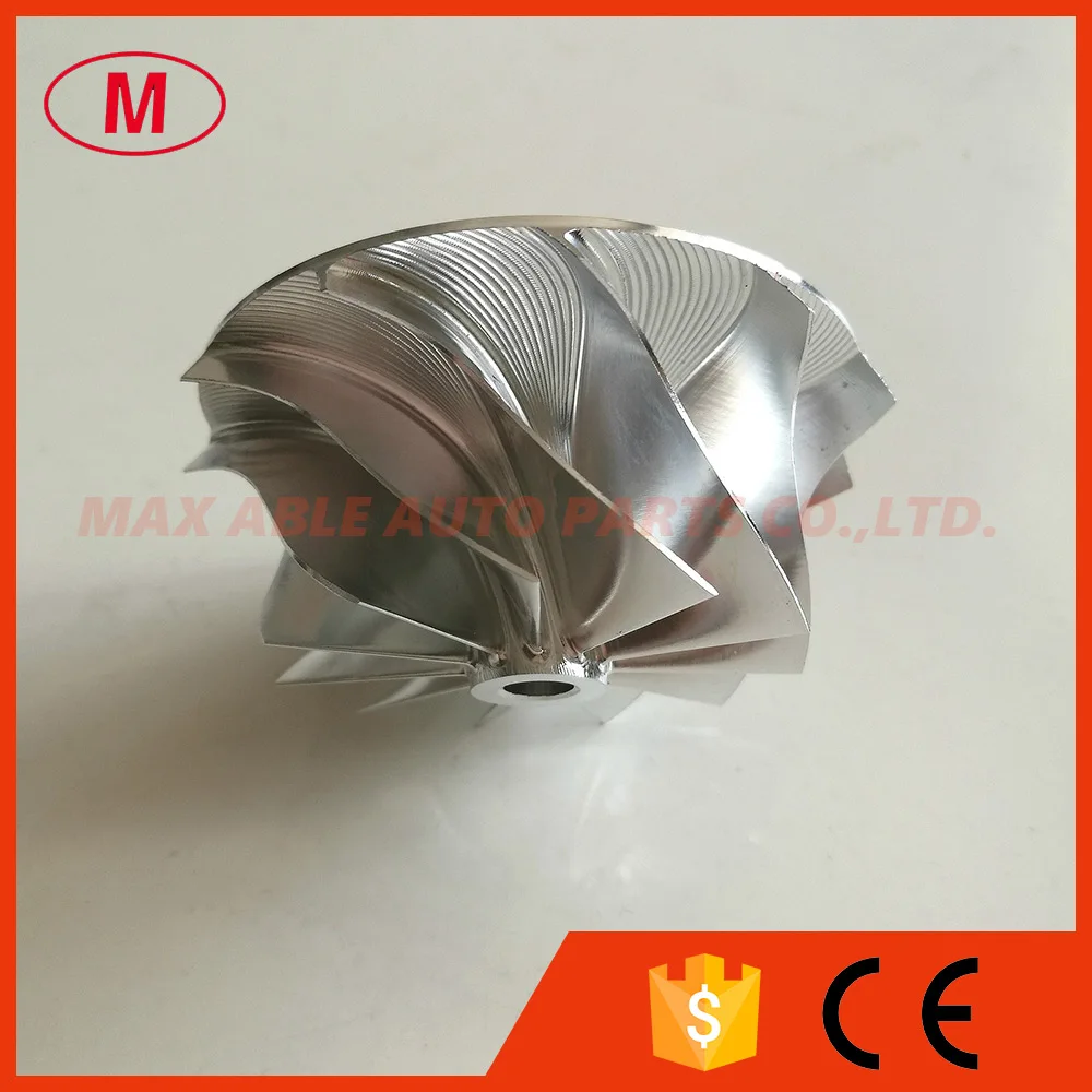 RHF5HB 93844S High Performance Turbo Aluminum 2024/Milling/Billet compressor wheel 47.20/60.0mm 11+0 blades FOR Subaru EJ20 VF22 |