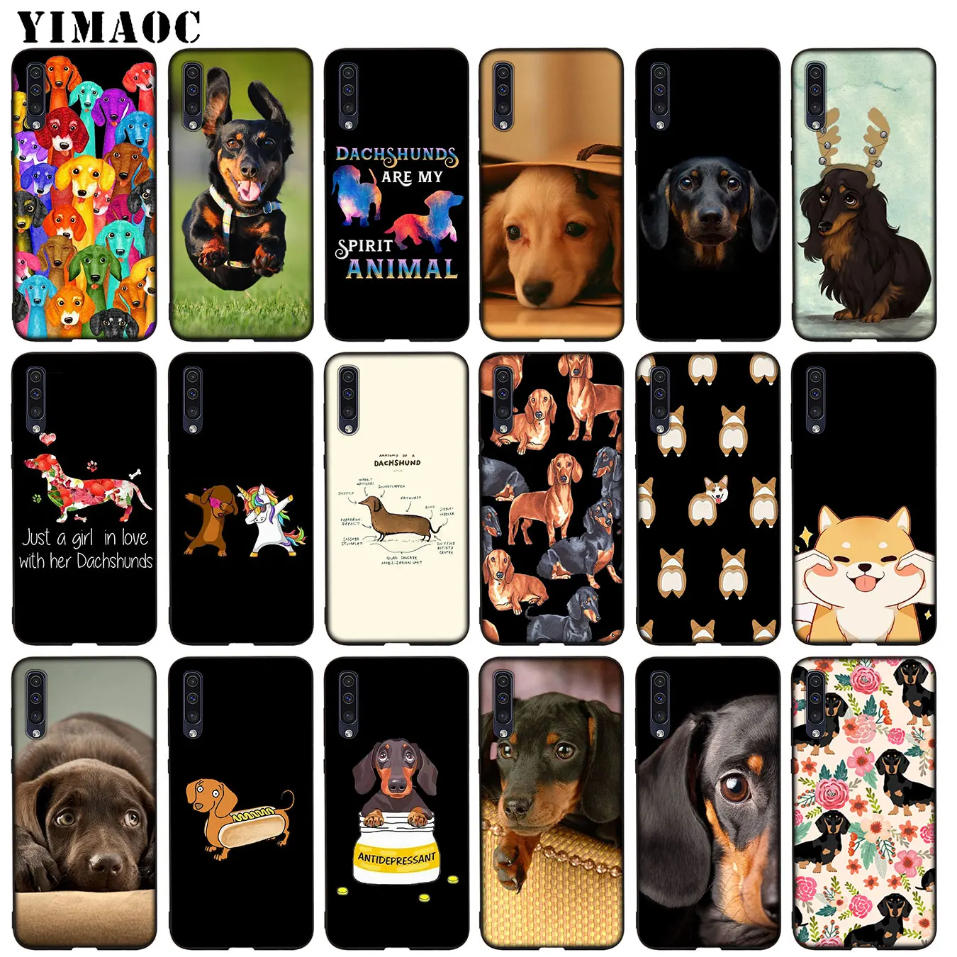 Мягкий силиконовый чехол YIMAOC для Samsung Galaxy A70 A60 A50 A40 A30 A20 A10 A50S A40S A30S A20S A10S|Бамперы| |