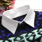 Классический черныйбелый воротник рубашки накладной воротник галстук винтажный съемный накладной воротник блузка Топ для женщинмужчин аксессуары для одежды