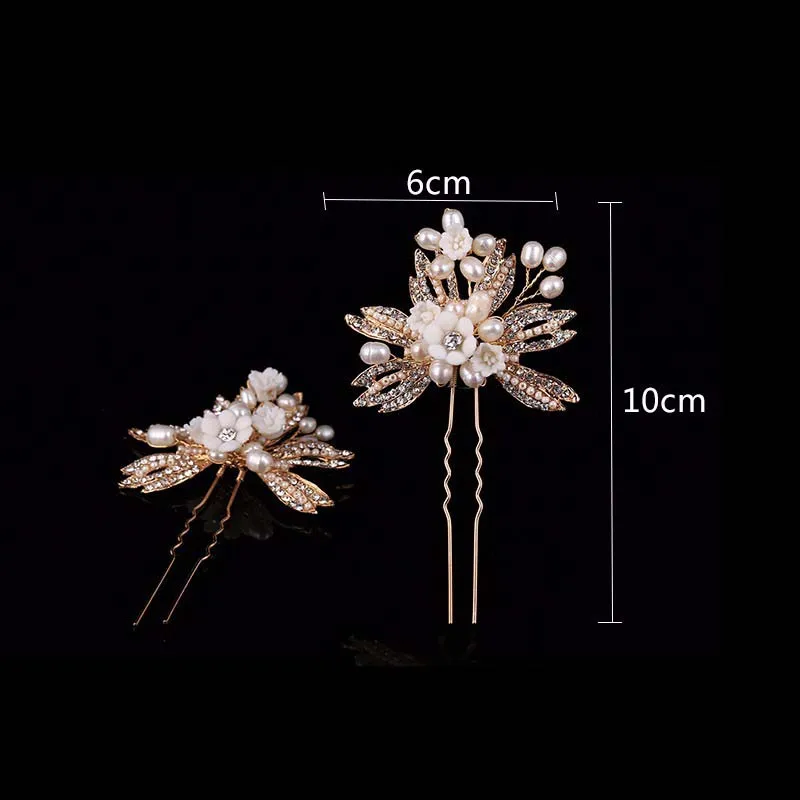 Стразы с жемчугом и цветочным рисунком Сезон весна шпильки для волос заколки