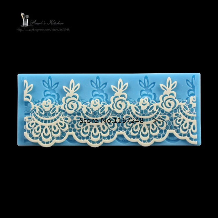 17.7cm*6cm Formas De Silicone Lace Mold Fondant Cake Decorating Tools Baking | Дом и сад