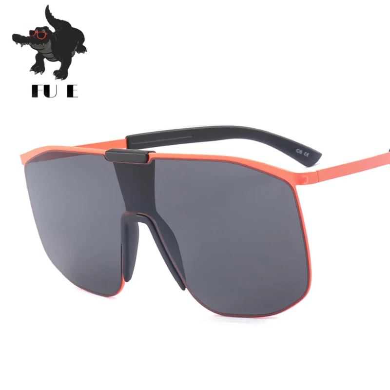 Мужские и женские солнцезащитные очки FU E брендовые дизайнерские с большой