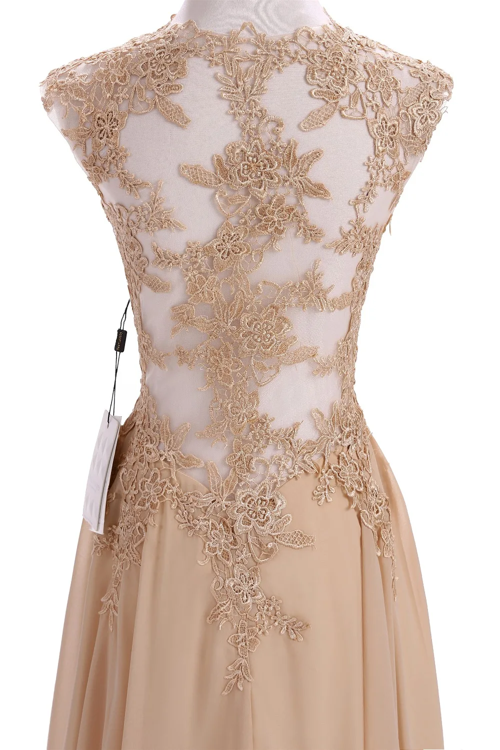 Женское длинное вечернее платье шифоновое кружевное до пола с V образным вырезом