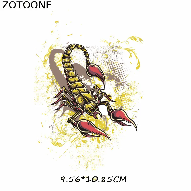 0549 ZOTOONE нашивка в виде животного для одежды, футболки, платья, свитера, Термонашивка в виде утюга для одежды E - Цвет: 0549