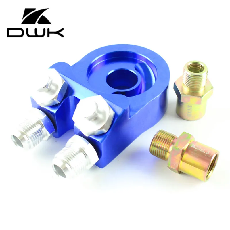 

DWK-Universal Aluminum AN10 Oil Filter Cooler Sandwich Plate Adapter kits OA-002