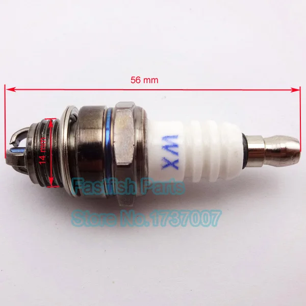 Трехэлектродная зажигания L7T трехполюсная белая для 2-тактного мини-квадроцикла