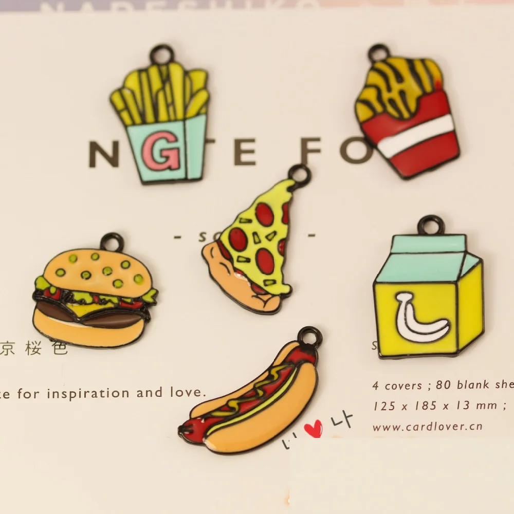 10 шт. высококачественное покрытие черный гамбургер молоко фри хот дог сплав