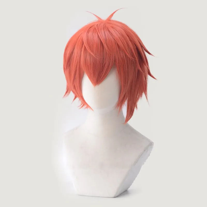 IDOLiSH7 NANASE RIKU парик для косплея оранжевый красный синтетические волосы Хэллоуина