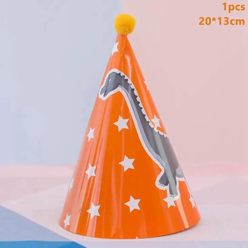 Dinosaur Hats 4 Taoup веселый динозавр плакат "с днем рождения" ткань Джунгли сафари вечерние поставки флаги и растяжки на день рождения джунгли динозавров вечерние Декор - Цвет: Dinosaur Hats 4