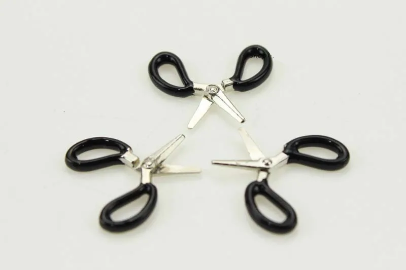 10PCS Dollhouse Miniature 1:12 Toy A Metal Scissor With Moving Parts Length 2cm Doll House Toys For Children Gift | Игрушки и хобби