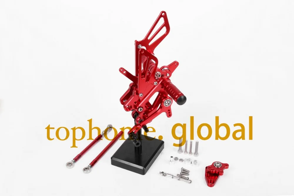 Для Honda CBR600RR 2007 2014 Красный CNC Rearsets подножки задний комплект 2008 2009 2010 2011 2012 2013