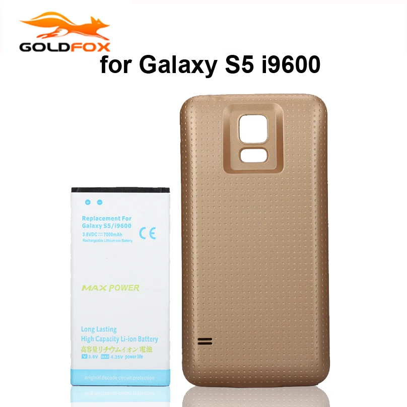 Расширенная аккумуляторная батарея для телефона 7000 мАч EB BG900BBC Samsung Galaxy S5 i9600 G900S