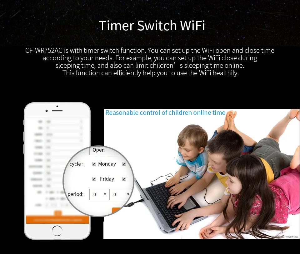 COMFAST 1200 Мбит/с репитер-удлинитель WiFi Мини Wi-Fi роутер 5 ГГц 867 Мбит/с+ 2,4 ГГц 300 Мбит/с точка доступа ЕС США Plug CF-WR752AC