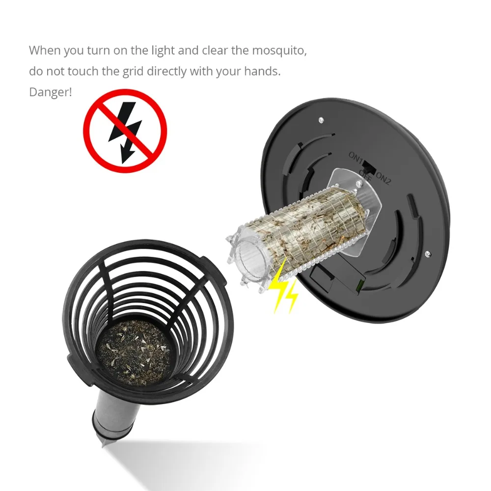 Светодиодный светильник на солнечной батарее наружный от комаров Солнечная