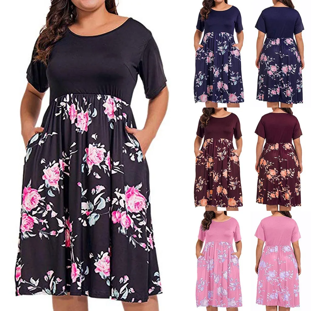 Женское сексуальное платье с открытыми плечами цветочное модное женское