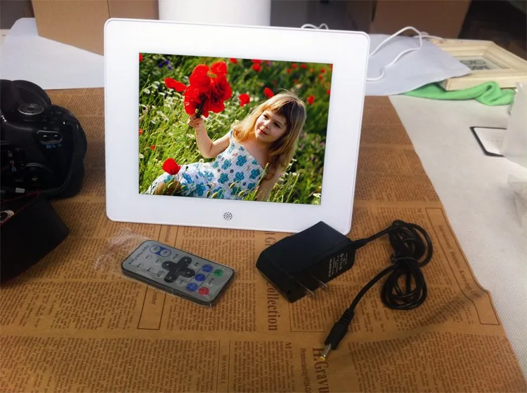 HD высокой Разрешение 8 дюймов цифровая фоторамка таймер электронная 100 ~ 240 В