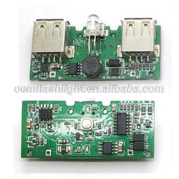 Внешний аккумулятор 10x18650 компоненты сделай сам с двойным USB выходом черный/ярко